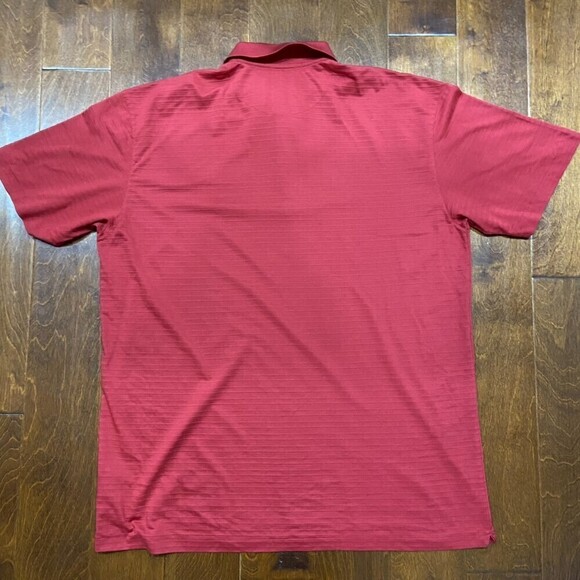 Nike Tiger Woods Collection Golf Red Polo Shirt Dri Fit Men's Size XXL - Picture 4 of 7